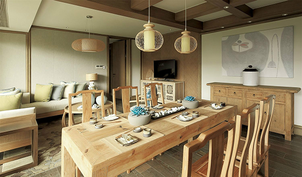 新中式裝修設計，會舍裝修設計圖(五)