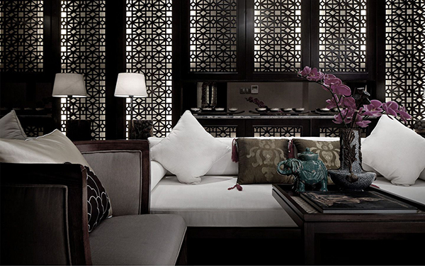 新中式裝修設(shè)計，會舍裝修設(shè)計圖(六)