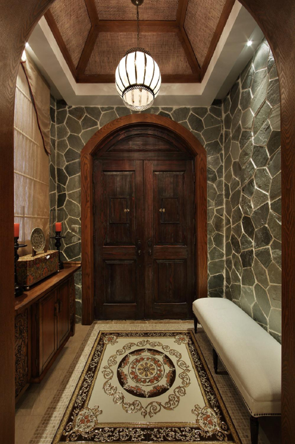 新中式裝修設(shè)計，會舍裝修設(shè)計圖(七)