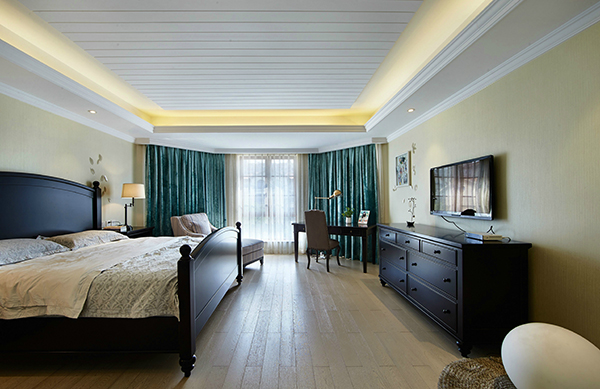 新中式裝修設(shè)計，會舍裝修設(shè)計圖(八)