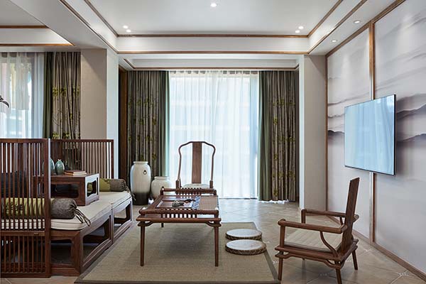 會舍裝修設(shè)計(jì)圖，新中式會舍裝修（三）