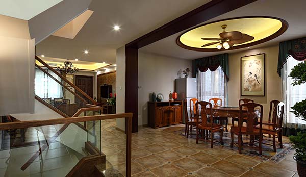 新中式裝修設(shè)計，裝修設(shè)計會舍圖(二)