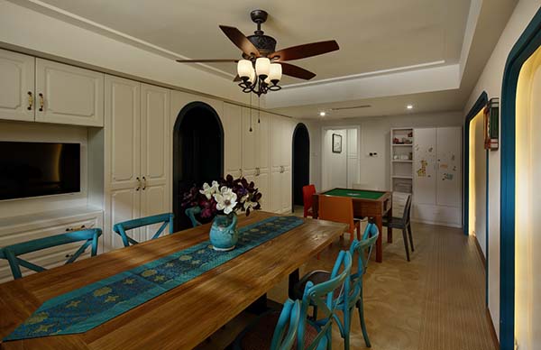 新中式裝修設(shè)計，裝修設(shè)計會舍圖(二)