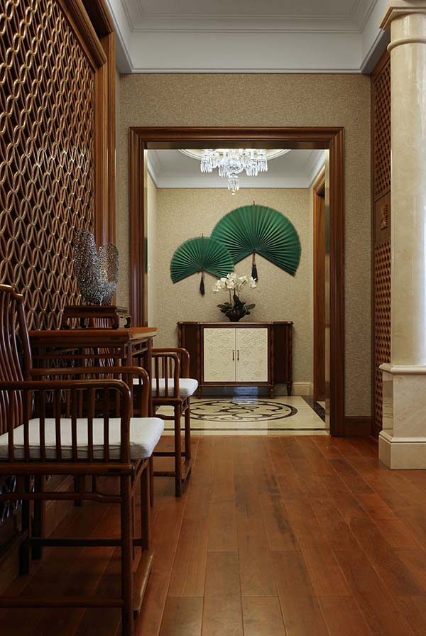 新中式裝修設(shè)計，裝修設(shè)計會舍圖(三)