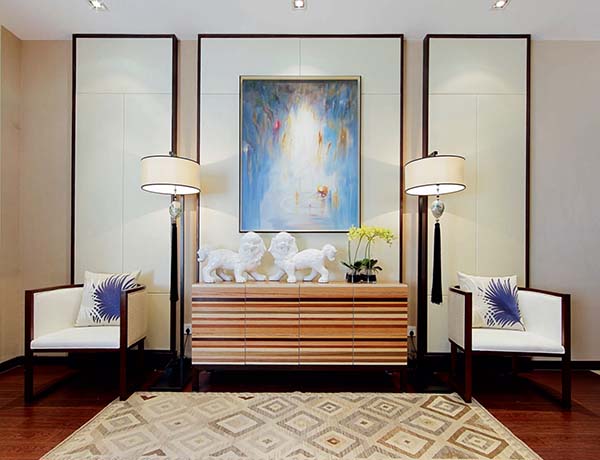 新中式裝修設(shè)計(jì)，裝修設(shè)計(jì)會(huì)舍圖(四)