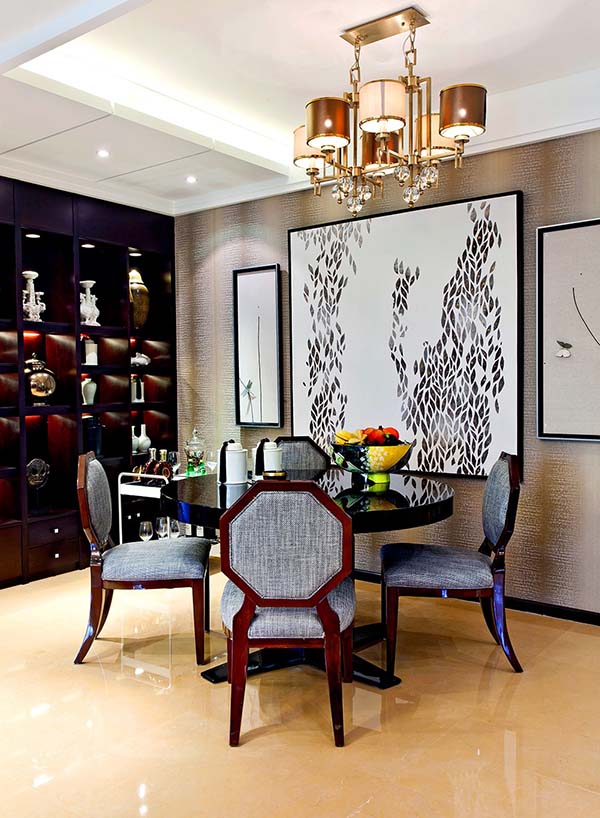 新中式裝修設計，裝修設計會舍圖(五)