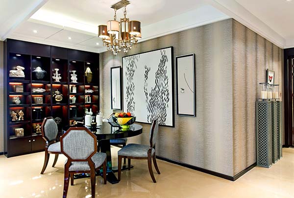 新中式裝修設計，裝修設計會舍圖(五)