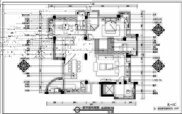 新中式裝修設(shè)計，裝修設(shè)計會舍圖(六)