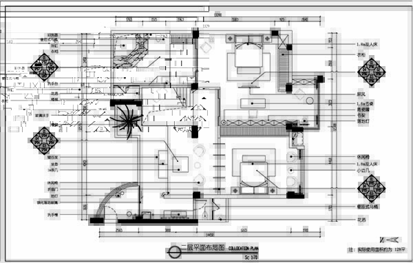 新中式裝修設(shè)計，裝修設(shè)計會舍圖(六)