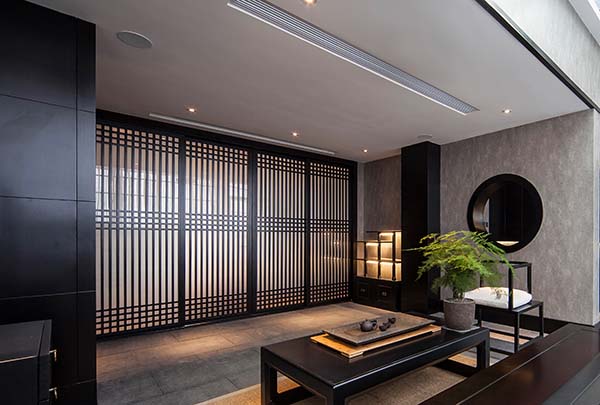 新中式裝修設(shè)計，裝修設(shè)計會舍圖(六)