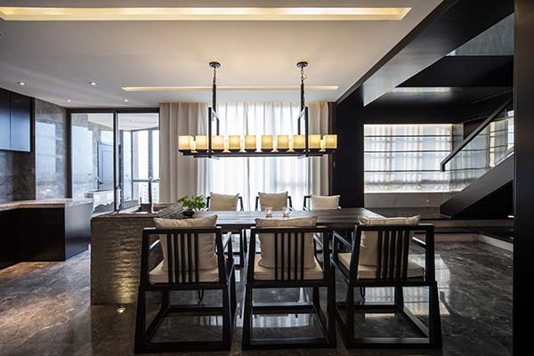 新中式裝修設計，裝修設計會舍圖(六)