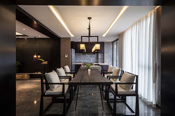 新中式裝修設(shè)計(jì)，裝修設(shè)計(jì)會舍圖(六)