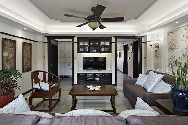 新中式裝修設(shè)計(jì)，裝修設(shè)計(jì)會(huì)舍圖(七)