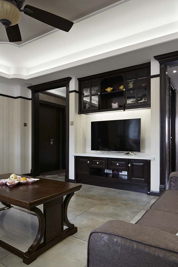 新中式裝修設(shè)計，裝修設(shè)計會舍圖(七)