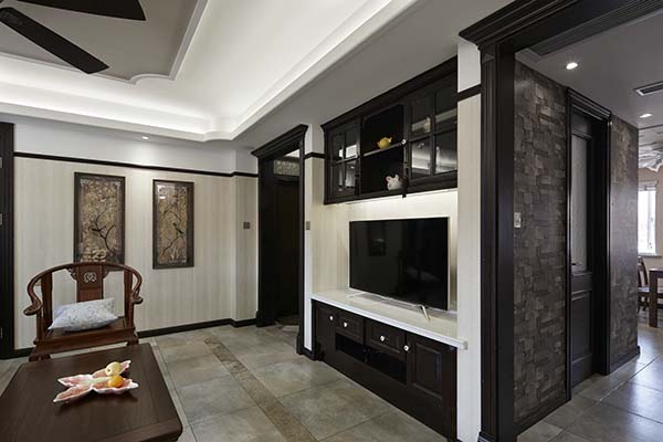 新中式裝修設(shè)計，裝修設(shè)計會舍圖(七)