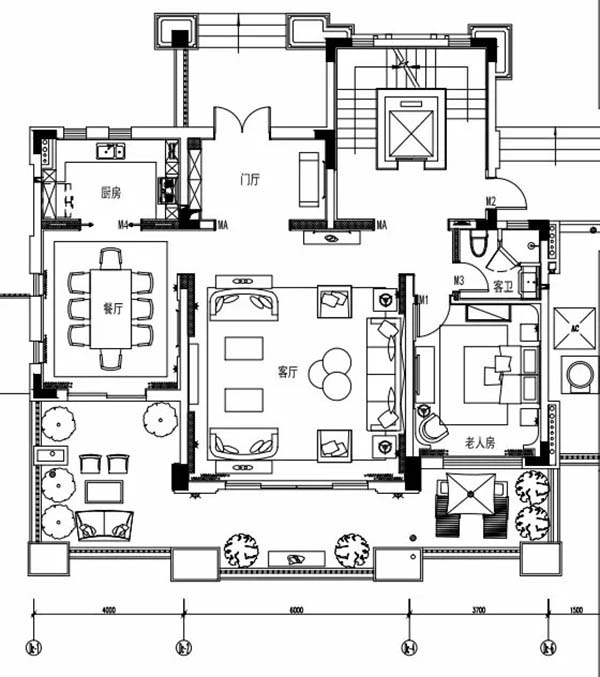 新中式裝修設(shè)計(jì)，裝修設(shè)計(jì)會(huì)舍圖(八)