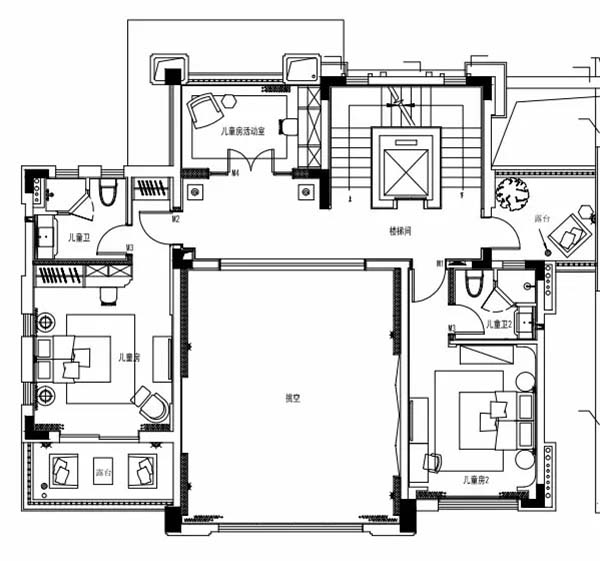 新中式裝修設(shè)計(jì)，裝修設(shè)計(jì)會(huì)舍圖(八)