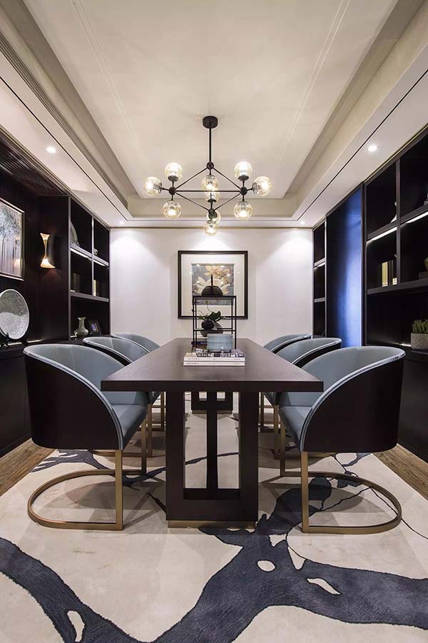 新中式裝修設(shè)計(jì)，裝修設(shè)計(jì)會(huì)舍圖(八)