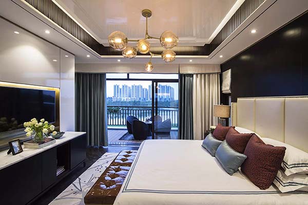 新中式裝修設計，裝修設計會舍圖(八)