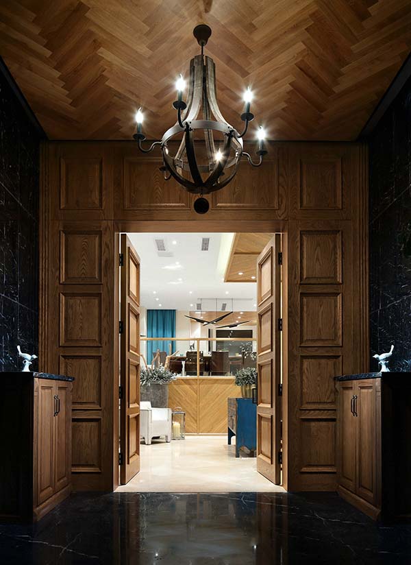 新中式裝修設(shè)計(jì)，裝修設(shè)計(jì)會(huì)舍圖(九)