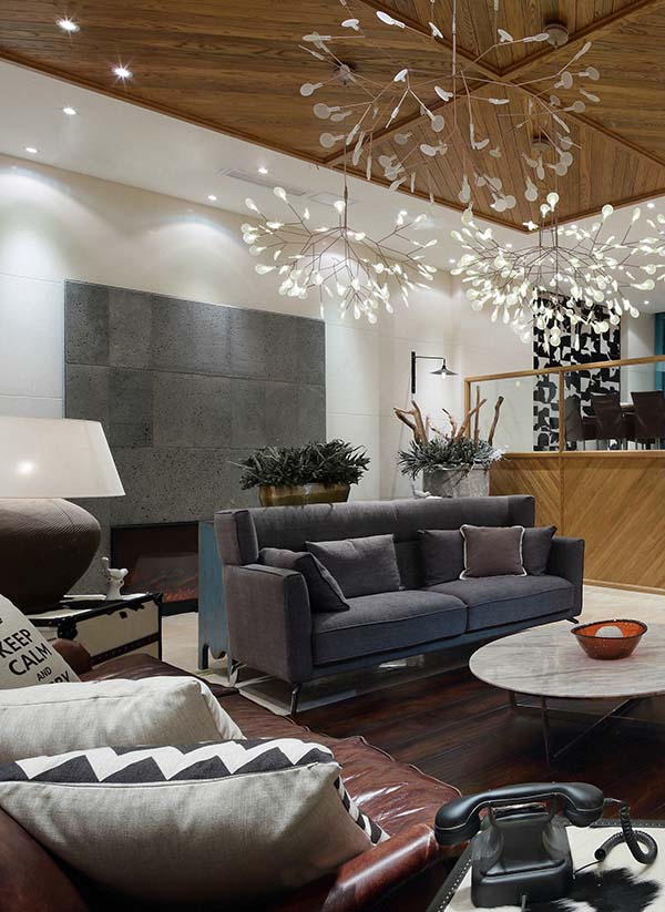 新中式裝修設(shè)計(jì)，裝修設(shè)計(jì)會(huì)舍圖(九)