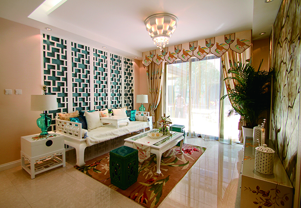 淡菜琉璃新中式裝修風(fēng)格的會(huì)舍設(shè)計(jì)圖