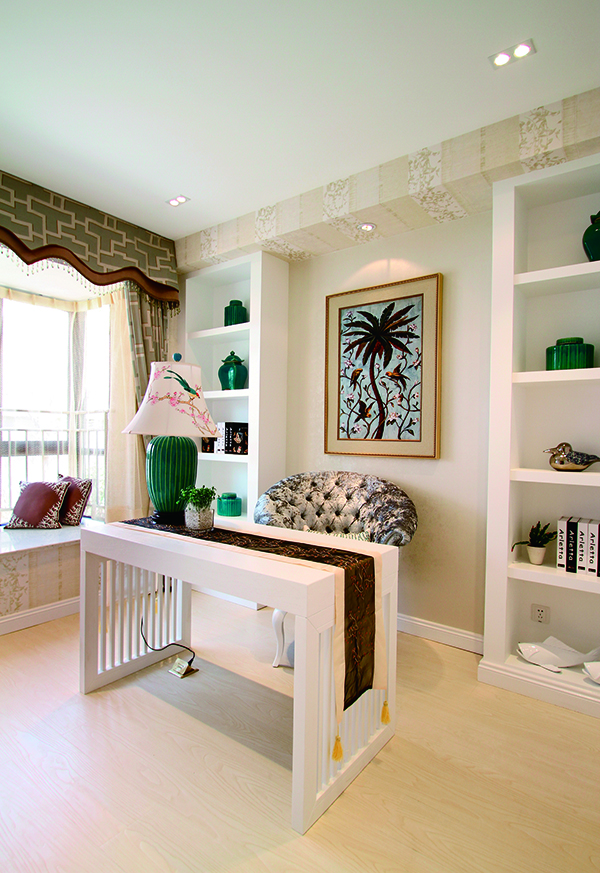 淡菜琉璃新中式裝修風(fēng)格的會(huì)舍設(shè)計(jì)圖