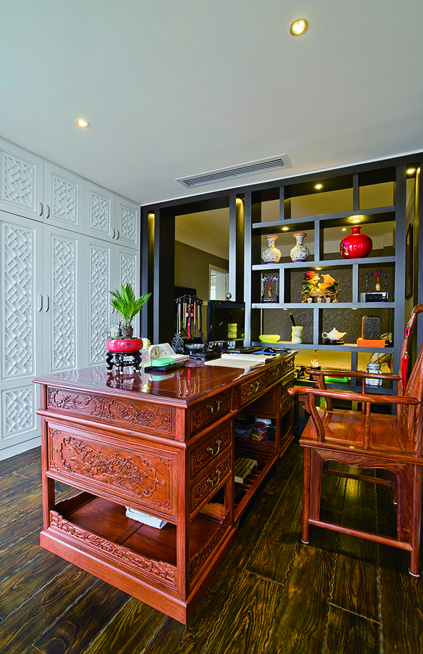 會(huì)舍荷塘月色風(fēng)格的裝修設(shè)計(jì)，新中式裝修設(shè)計(jì)