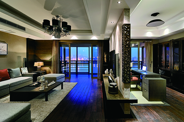 融僑華府，新中式會(huì)舍裝修設(shè)計(jì)