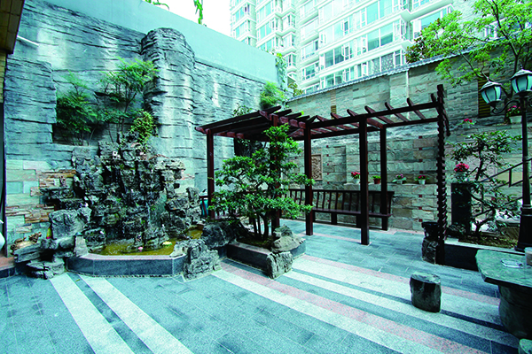 中天花園，簡約新中式家裝別墅樣板房