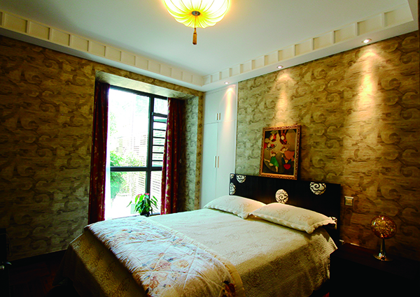 中天花園，簡約新中式家裝別墅樣板房