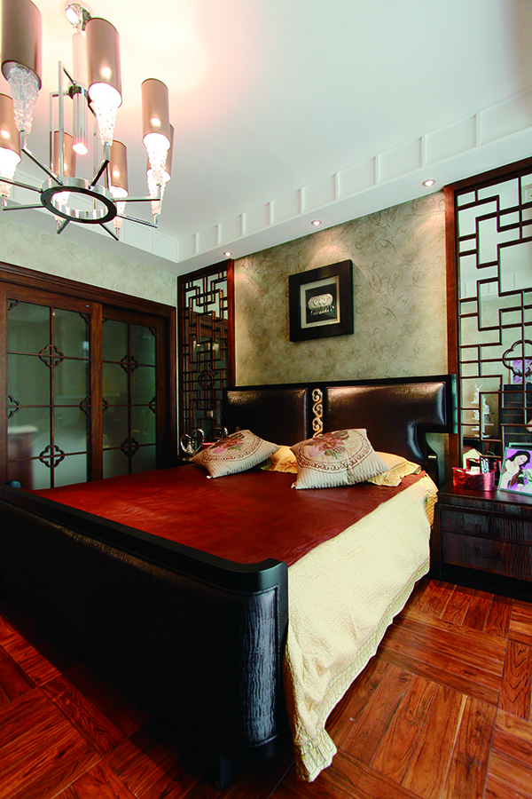 中天花園，簡(jiǎn)約新中式家裝別墅樣板房