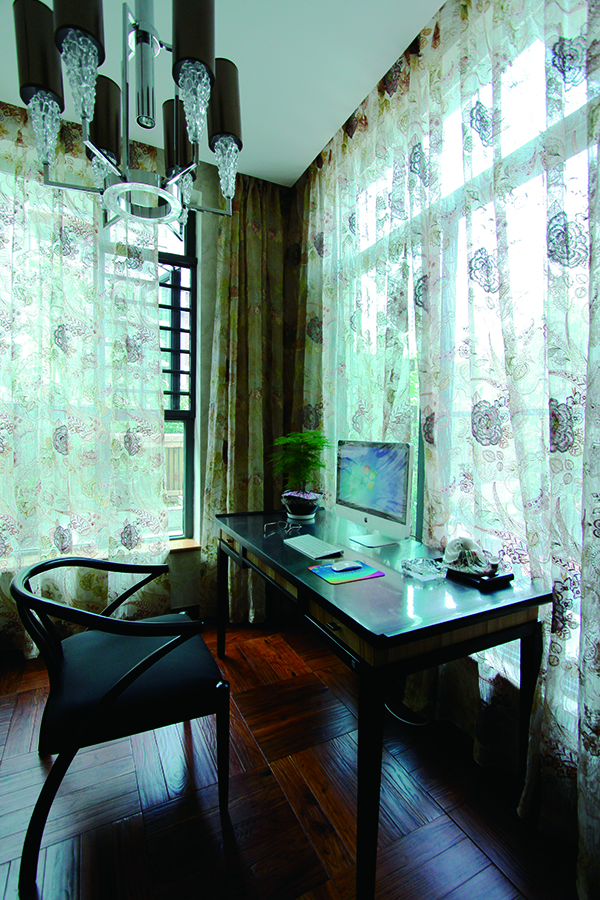 中天花園，簡(jiǎn)約新中式家裝別墅樣板房