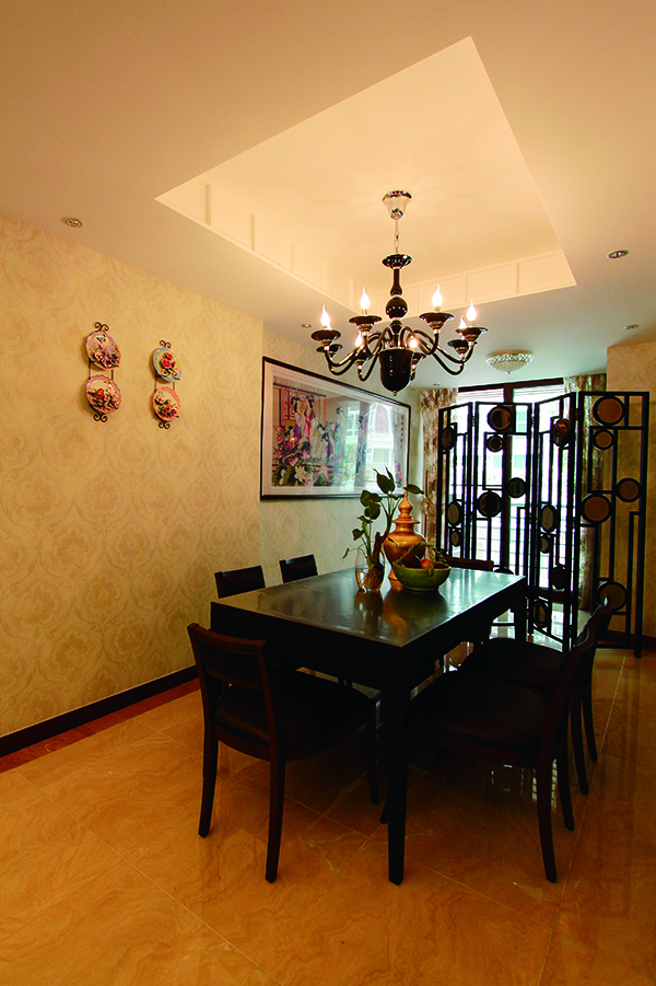 中天花園，簡(jiǎn)約新中式家裝別墅樣板房