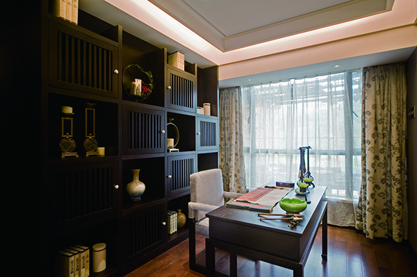 西江花園，新中式簡(jiǎn)約別墅裝修設(shè)計(jì)