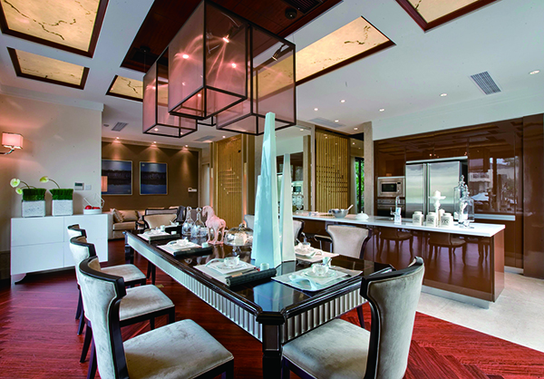 高爾夫別墅，新中式裝修別墅