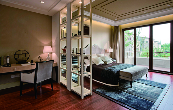 高爾夫別墅，新中式裝修別墅