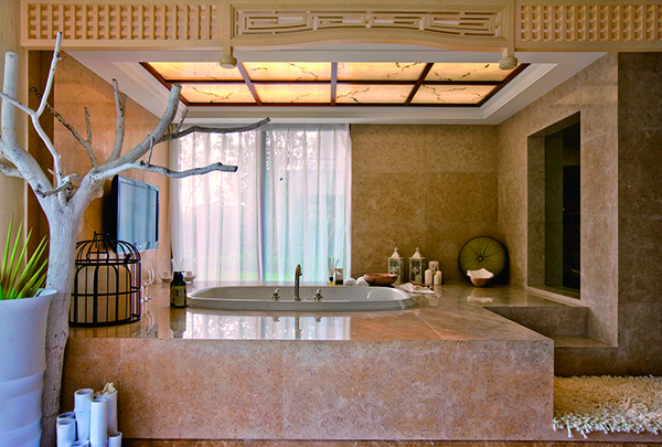 高爾夫別墅，新中式裝修別墅