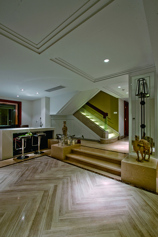 高爾夫別墅，新中式裝修別墅