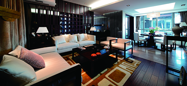 新中式別墅裝修，天邑灣樣板圖