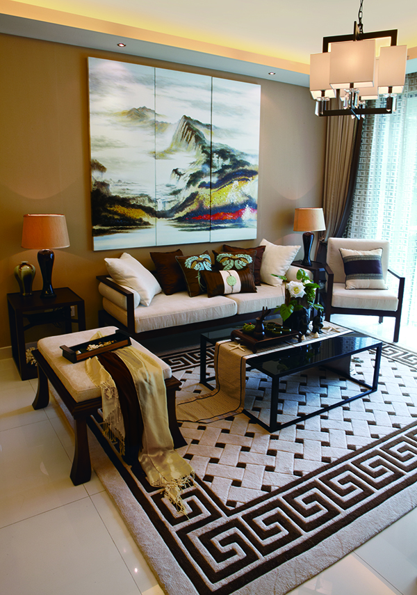 豐泰城，簡(jiǎn)約新中式別墅裝修