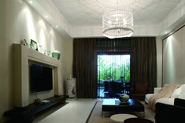 華發(fā)新城，新中式別墅簡(jiǎn)約風(fēng)裝修設(shè)計(jì)