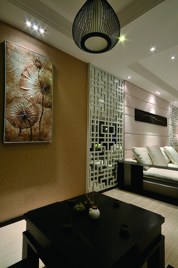 金域中央，簡約式新中式裝修設計