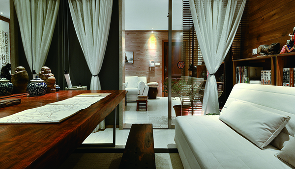 珠光，新中式會舍裝修設(shè)計