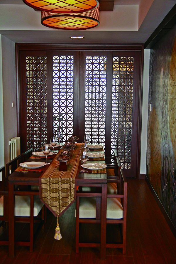 悅湖，新中式裝修設(shè)計會舍裝修