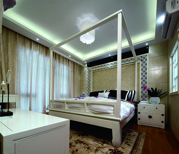 會(huì)舍裝修設(shè)計(jì)新中式裝修設(shè)計(jì)，金色港灣