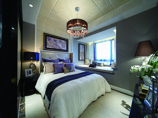 新中式會舍裝修設計，紫晶山