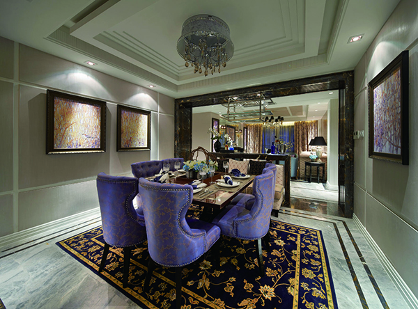 新中式會舍裝修設計，紫晶山