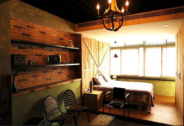 臺灣民宿，頂樓空中花園