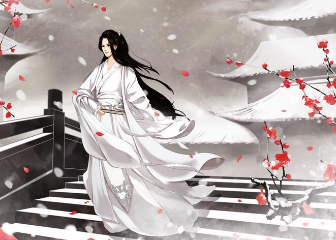 古風(fēng)圖片，白衣翩翩公子